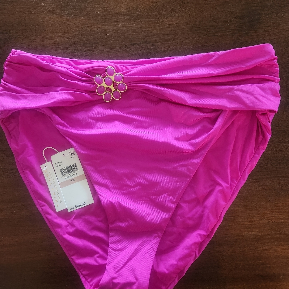 Trina Turk High Waisted Bikini Bottom